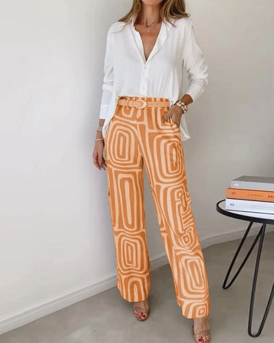 CANDELA - 2-PIECE SHIRT AND TROUSERS SET