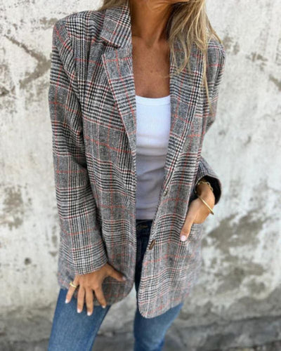 EIRA - Timeless checkered blazer