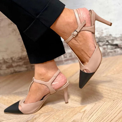 MIRELLA | Elegant Two-Tone Pointed Toe for a Sophisticated Style