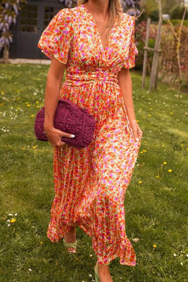 Solène™ Summer Floral Print Dress
