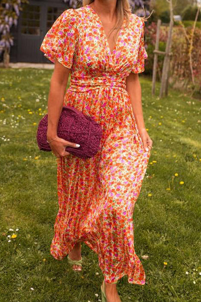 Solène™ Summer Floral Print Dress
