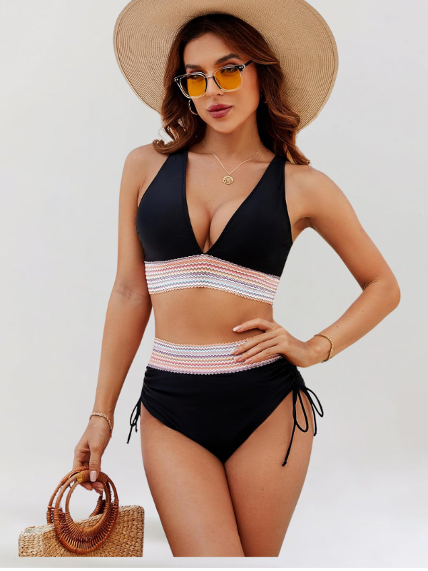 Amara – High-Waisted Bikini Set With Tummy Control