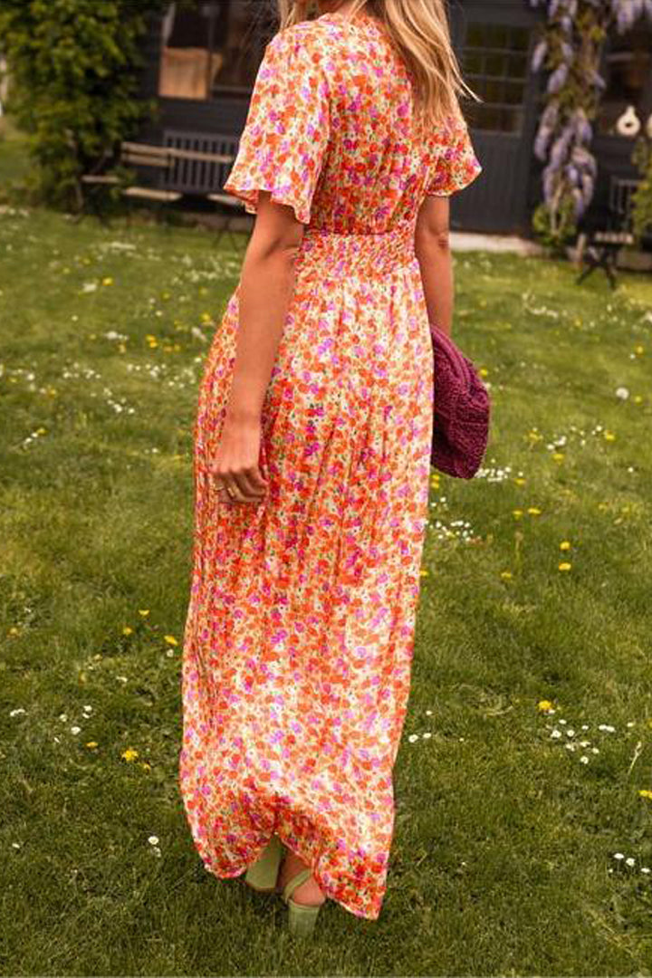 Solène™ Summer Floral Print Dress