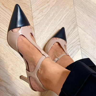 MIRELLA | Elegant Two-Tone Pointed Toe for a Sophisticated Style