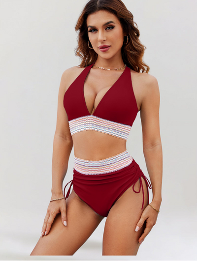 Amara – High-Waisted Bikini Set With Tummy Control