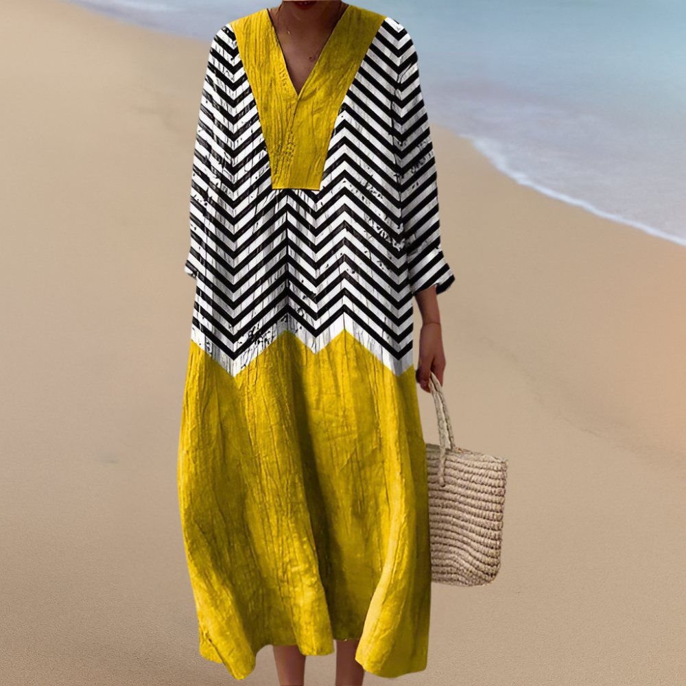 Boho maxi dress – bold patterns, uncomplicated comfort