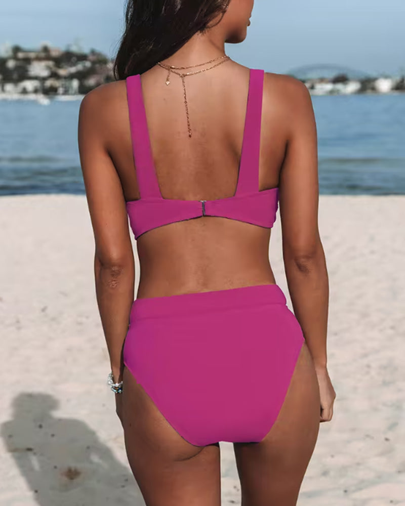 Clara – Classic High-Waist Bikini