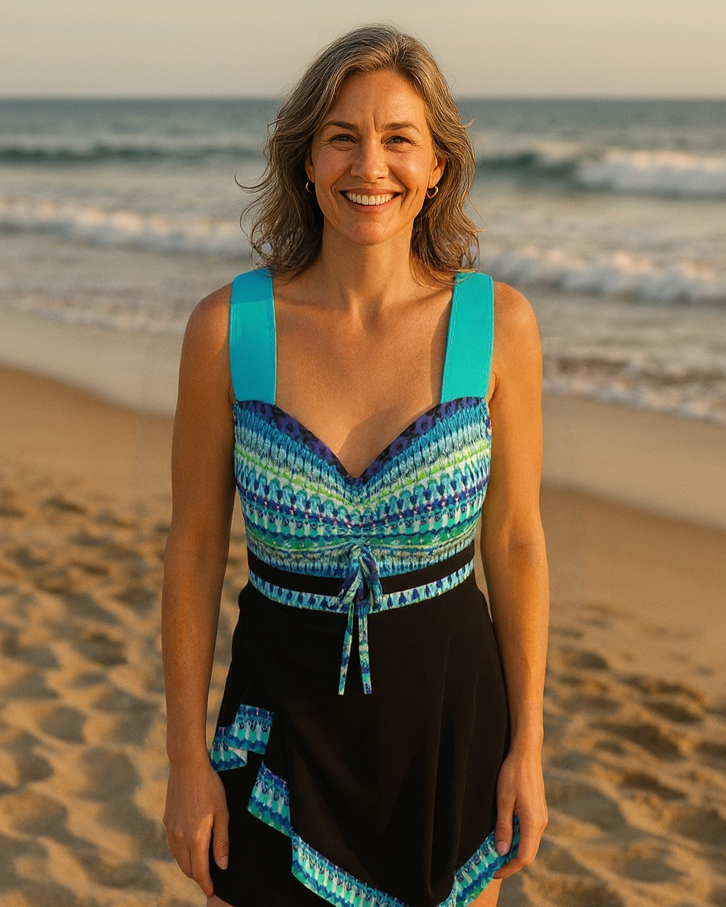 Amelia – Vibrant Two-Piece Swim Set