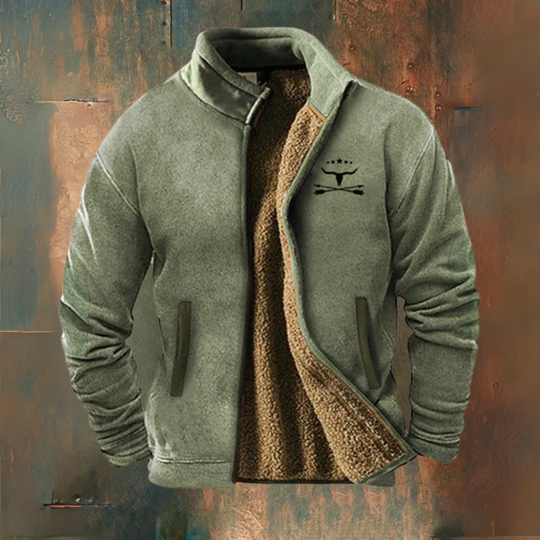 Casual fleece jacket for men