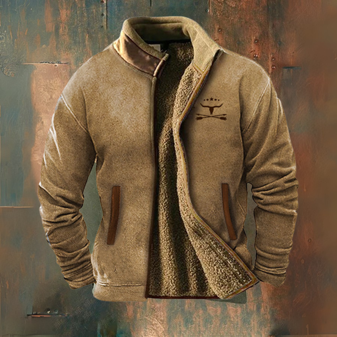 Casual fleece jacket for men