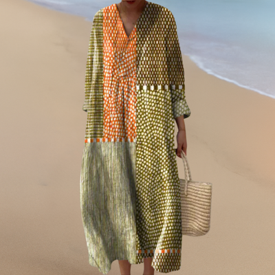 Boho maxi dress – bold patterns, uncomplicated comfort