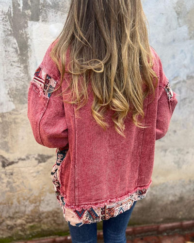 EVA - Casual Patchwork Denim Jacket