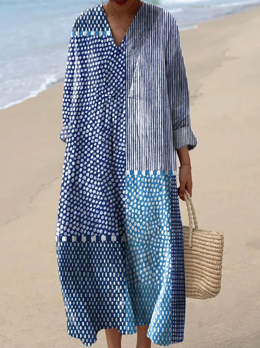 Cobalt Blue Dress – Graceful Flow for Special Days
