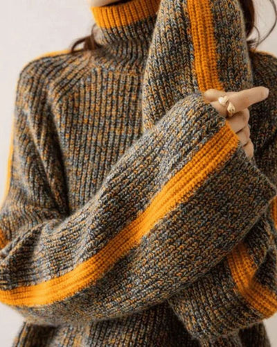 AMEI - FASHIONABLE SWEATER WITH A COLLAR