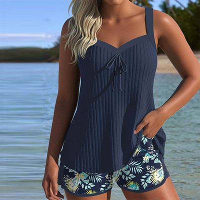 Teresa – Riviera Striped Swimwear