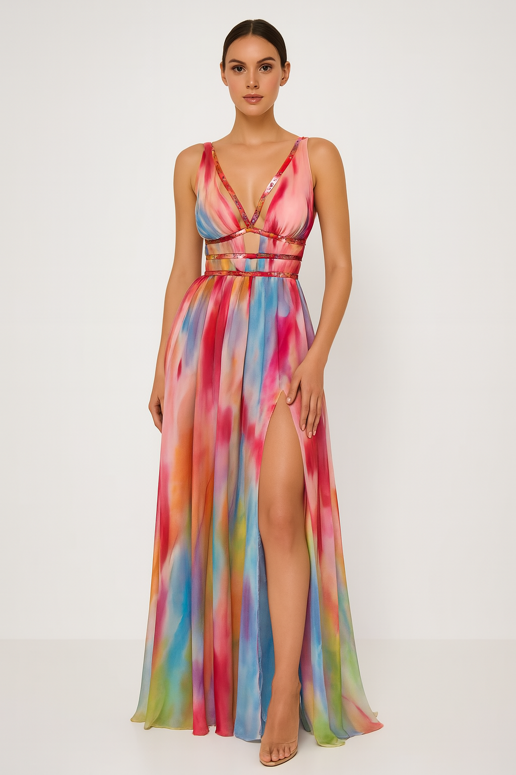 Serena™| Painted Maxi Dress