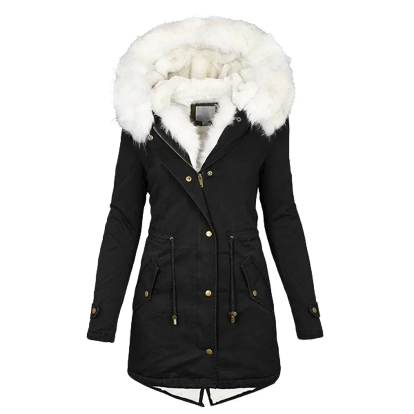 Giulia | Winter coat with faux fur lining