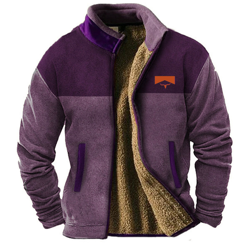 Mathéo - Casual fleece jacket for men