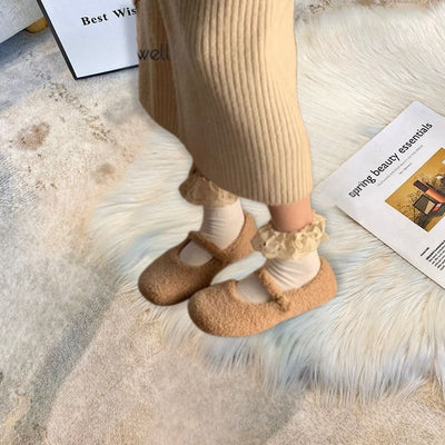 HughSwell Cozy Plush Ballet Flats