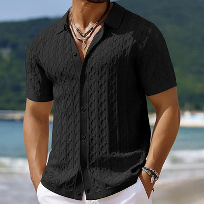 Julien™Button-Down Knitted Shirt