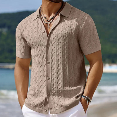 Julien™Button-Down Knitted Shirt