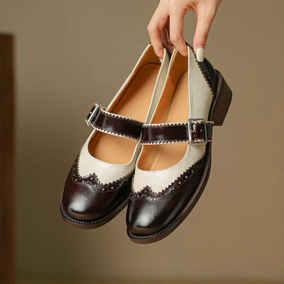 Miana | Leather Mary Janes