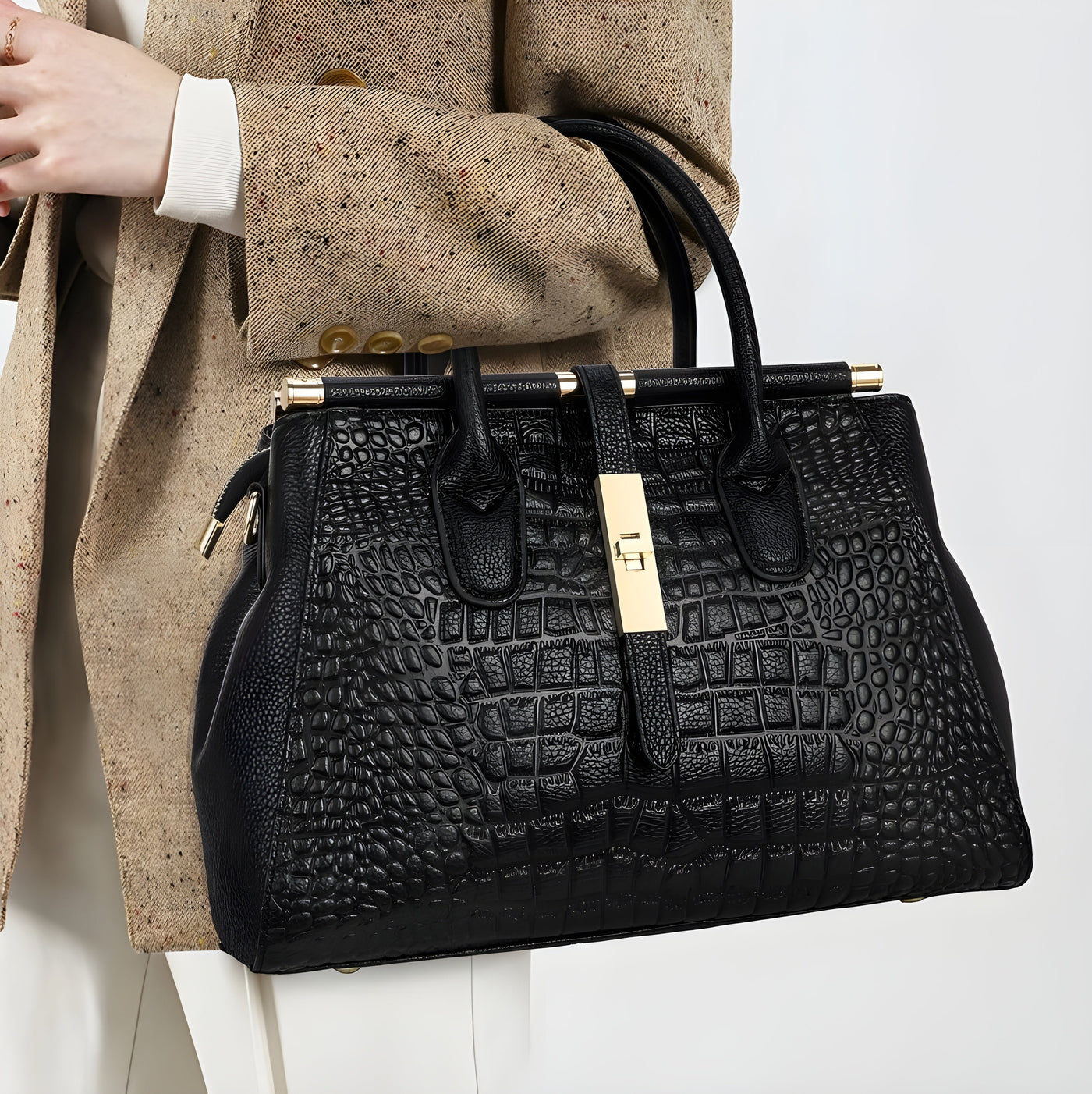 Serena™ Croc Effect Bag
