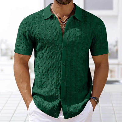 Julien™Button-Down Knitted Shirt