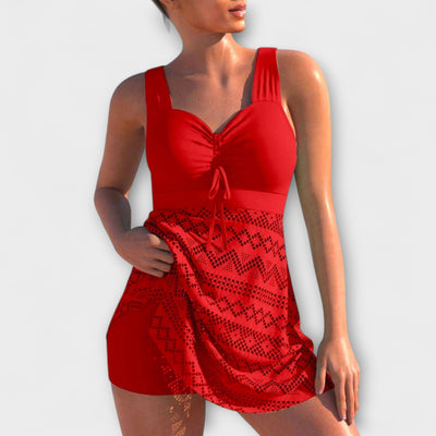 Serena – Two-Piece Swimsuit Set with Skirt