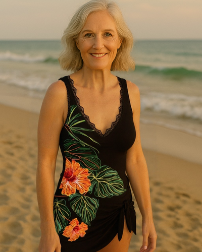 Gloria – Tropical Leaf Tankini