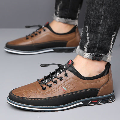 Varenzo™ Handcrafted Vegan leather Oxford shoes