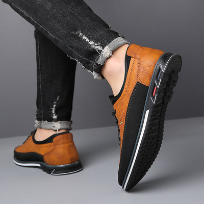 Varenzo™ Handcrafted Vegan leather Oxford shoes