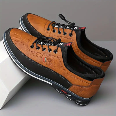 Varenzo™ Handcrafted Vegan leather Oxford shoes