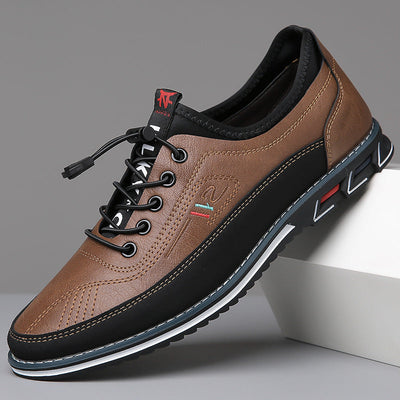 Varenzo™ Handcrafted Vegan leather Oxford shoes