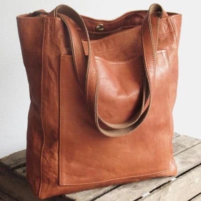 Elysia - Classic Vegan Leather Tote