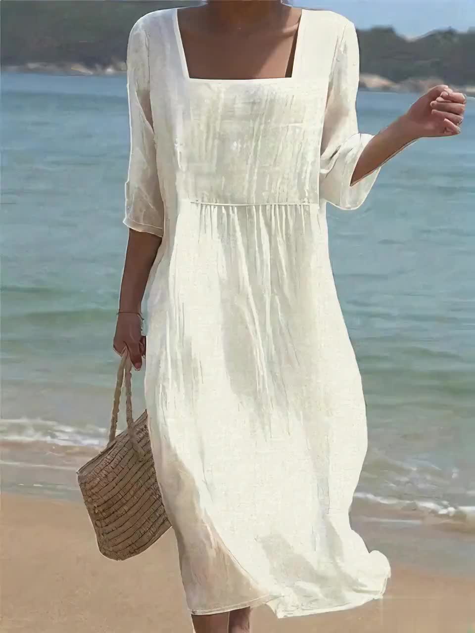Élora – Casual linen dress