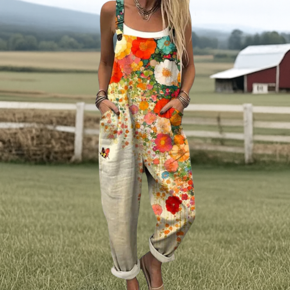 Elodie - Elegant Floral Jumpsuit
