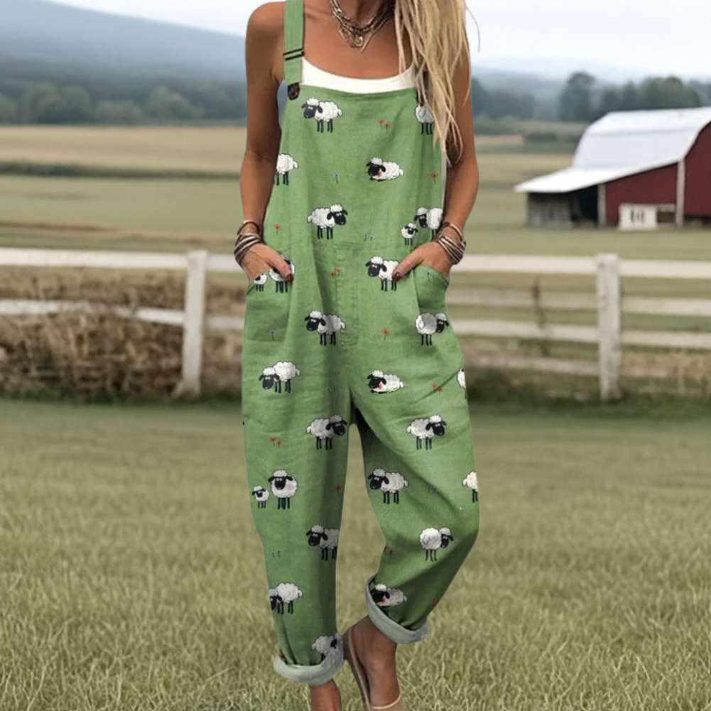 Clara - Elegant Vinatge Jumpsuit