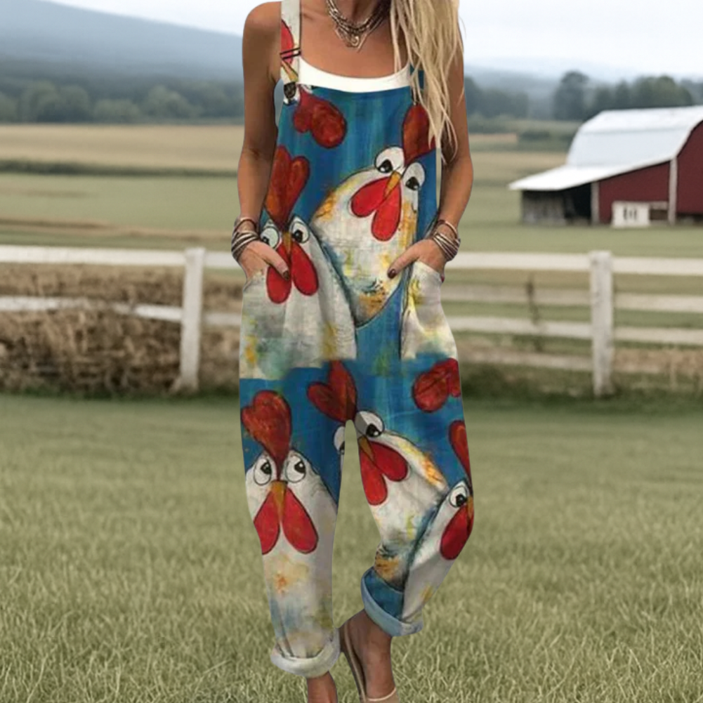 Aria - Chic Vintage Jumpsuit