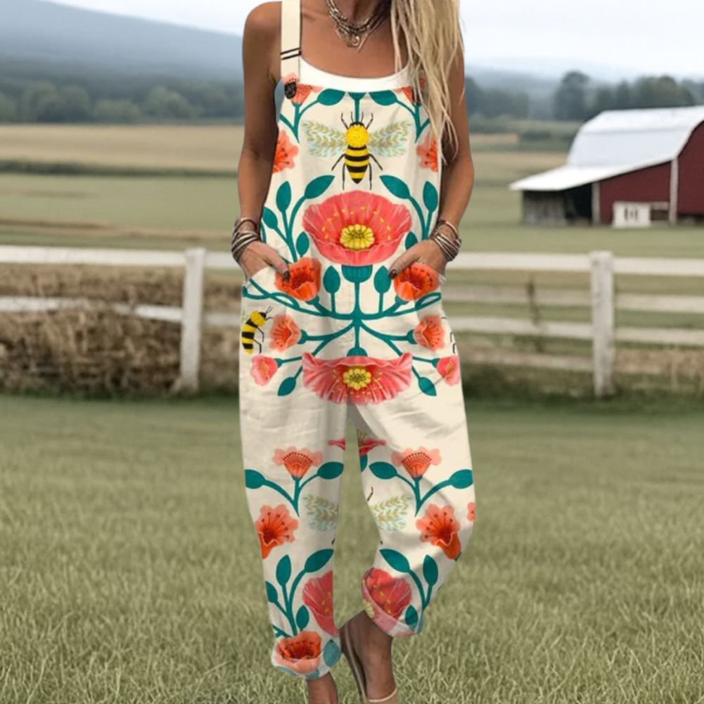 Serena - Casual Floral Jumpsuit