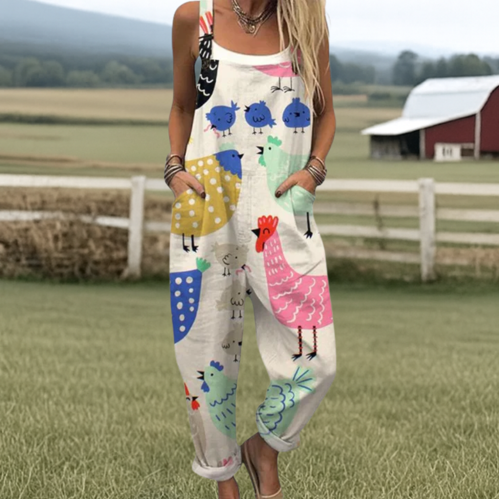 Pippa - Elegant Vintage Jumpsuit