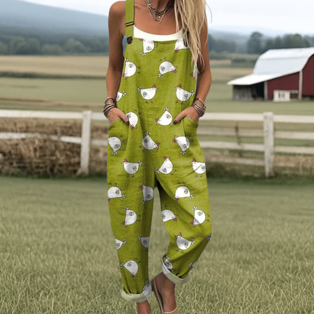 Chloe - Elegant Vintage Jumpsuit