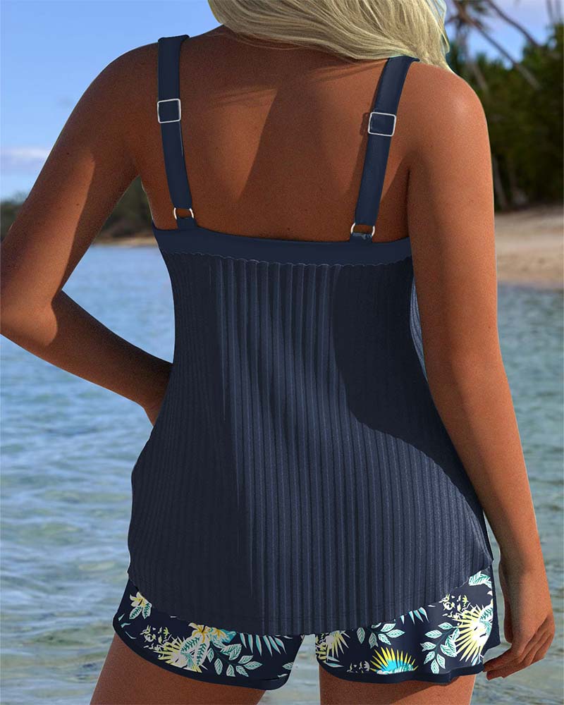 Teresa – Riviera Striped Swimwear