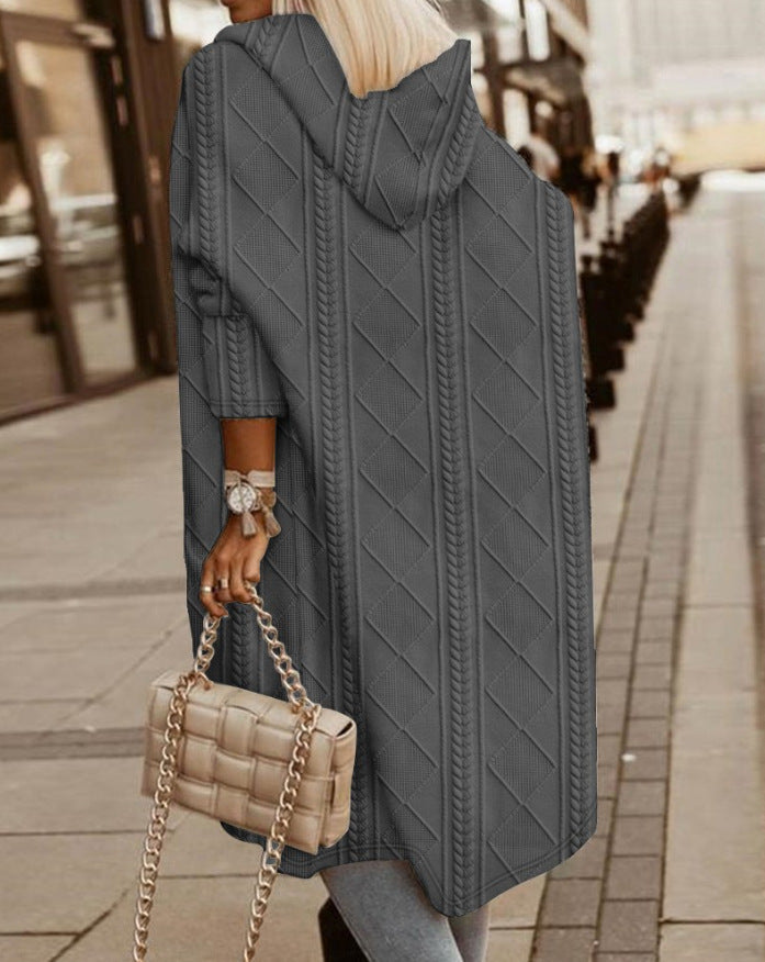 Monalisa | Long hooded cardigan