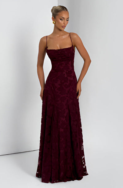 Valencia™ | Lace Corset Maxi Dress