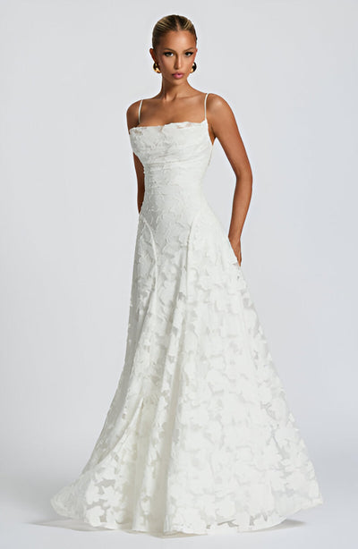 Valencia™ | Lace Corset Maxi Dress