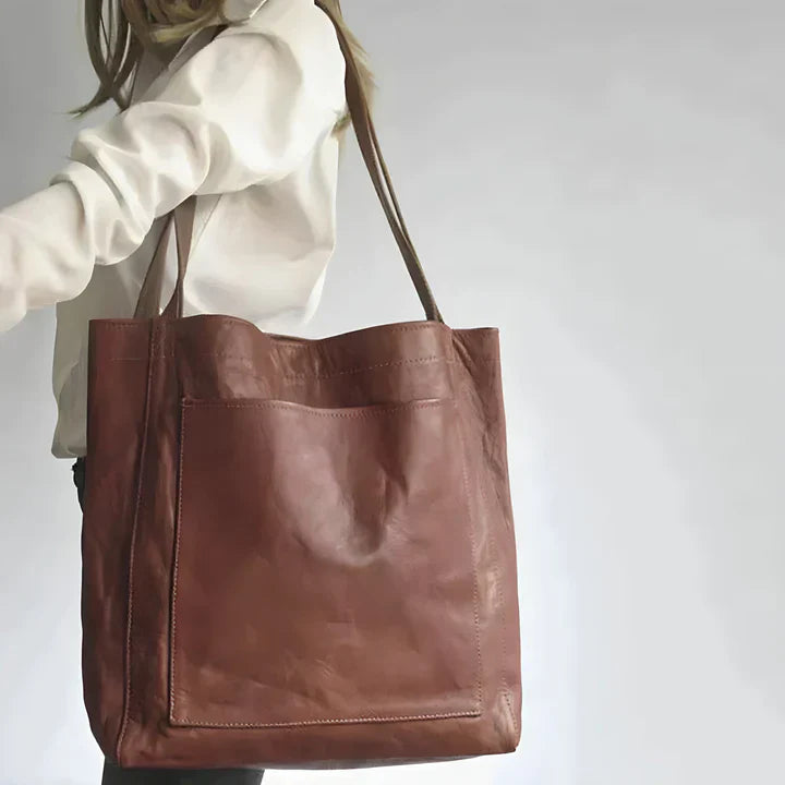 Elysia - Classic Vegan Leather Tote