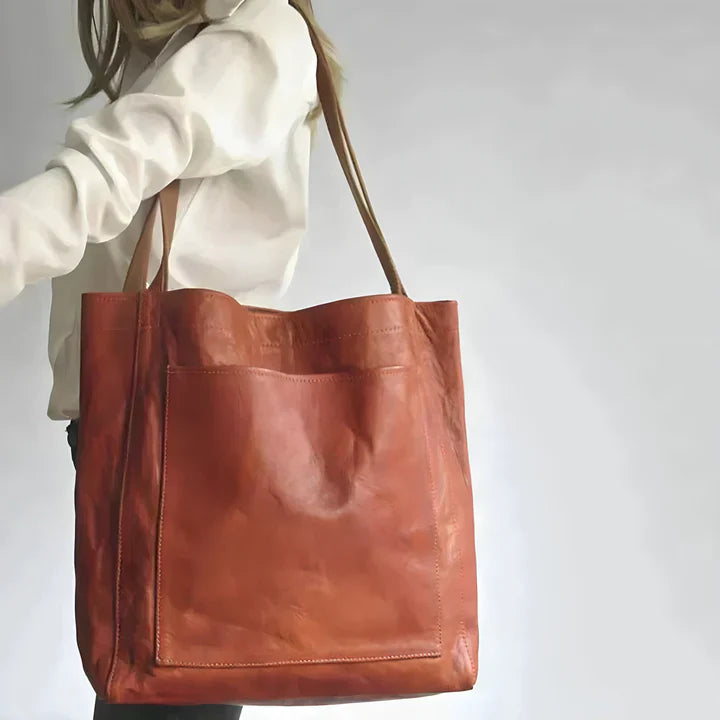 Elysia - Classic Vegan Leather Tote