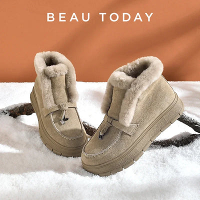 Beau Cozy Suede Winter Boots