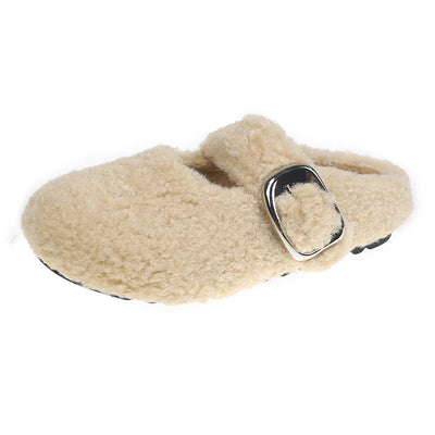 Hughswell Warm Lambswool Mary Jane Flats